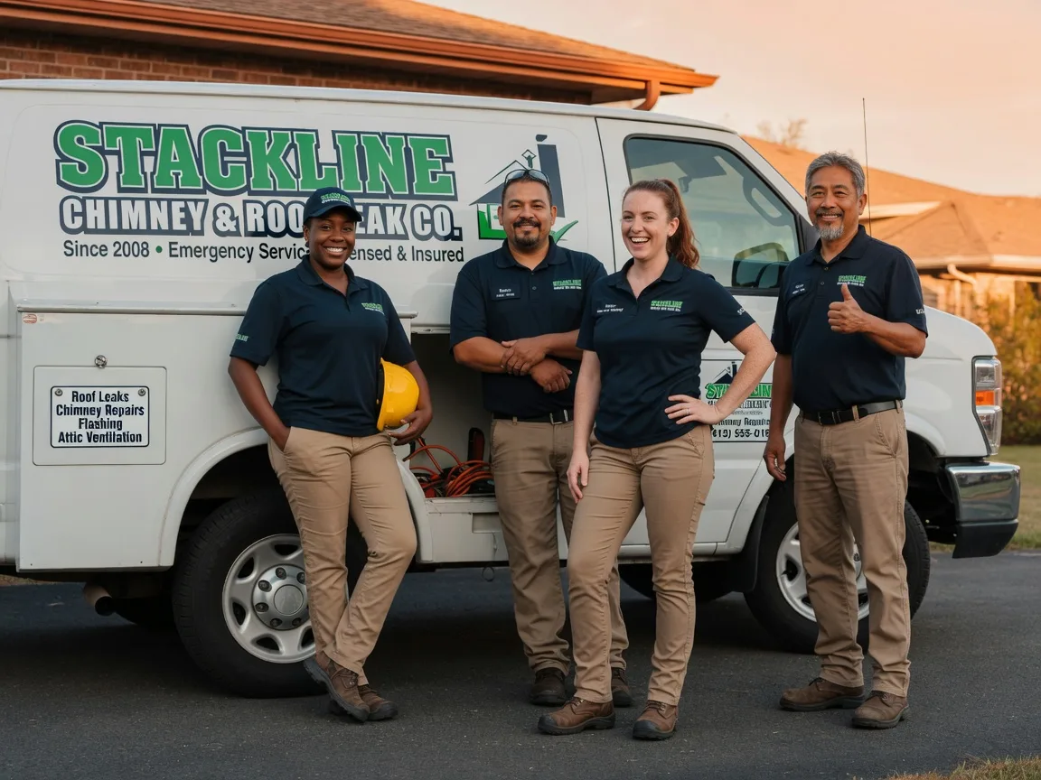 Chimney flashing repair company in Stanton, TX